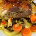 Leg of Lamb with Beer and Potatoes in the Oven