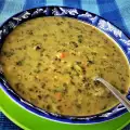 Ampfersuppe mit Lammfleisch