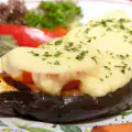 Eggplants with Eggs and Cheese in the Oven