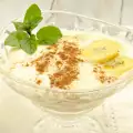 Egg Custard with Bananas