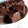 Cake with Dark Chocolate and Cocoa