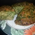 Spinach Corn Flour Sponge Cake