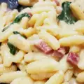 Cavatelli sa slaninom i rukolom