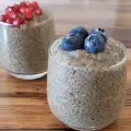 Chia Pudding with Matcha Green Tea