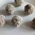 Truffels van rode bonen en kersen