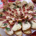 Children`s Birthday Party Flower Sandwiches