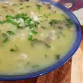 Спаначена супа с печурки и ориз