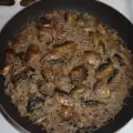 Mushrooms in Butter and Rice