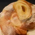 Spanische Ensaïmada Schnecken mit Crème