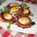 Grilled Thin Sausages with Eggs