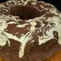 Quick Sponge Cake with Liquid Chocolate