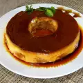 Creme Caramel with Biscotti