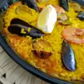 Paella Valenciana with Seafood