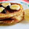 Tortitas de harina de arroz y plátano