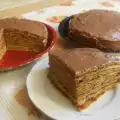 Pancake Cake with Chocolate Cream