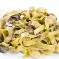 Tagliatelle with Mushrooms and Cream