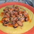 Polenta with Mussels and Shrimp