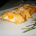 Potato Roll with a Filling of Boiled Eggs and Cheese