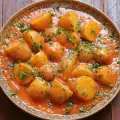 Sauteed Potatoes with Tomato Juice