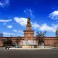 Sforzesco castle in Milan