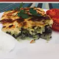 Вкусна запеканка със спанак, гъби и ориз