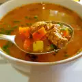 Beef Soup with Potatoes and Carrots