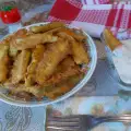 Breaded Zucchini with Egg, Milk and Cornflakes