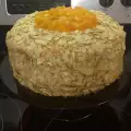 Torta sa bademima i breskvama