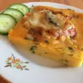 Запеканка с картофено пюре и зеленчуци