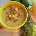 Crema de verduras con calabacín