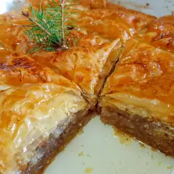 Klassisches Baklava für Weihnachten