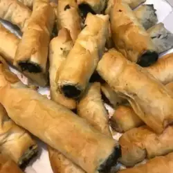 Vegan Spinach Filo Cigars