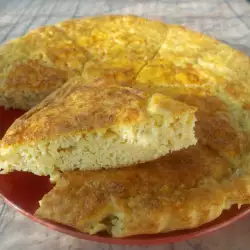 Glutenvrije hartige spons cake met kikkererwten