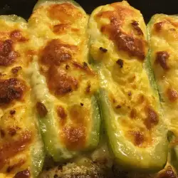 Calabacines rellenos al horno (receta fácil y rápida)