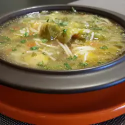 Clear Brussels Sprout Soup