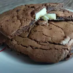 Brownie Biscuits with 2 Kinds of Chocolate