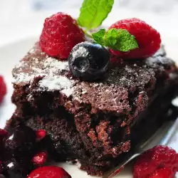 Brownies with Berries