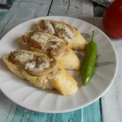 Брускети с мариновани гъби