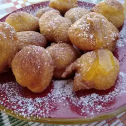 Krapfen mit Backsoda und Joghurt