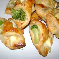 Broccoli and Mozzarella Puff Pastries