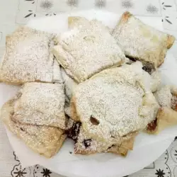 Puff Pastries with Homemade Peach Jam