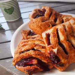 Plum Jam Puff Pastries