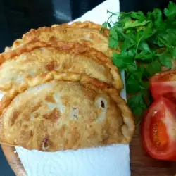 Chebureki with Eggs and White Cheese