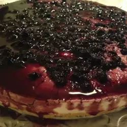 Spectacular Easy Cheesecake with Jam