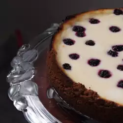 Baked Blackberry Cheesecake