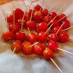 Gekarameliseerde cherrytomaten