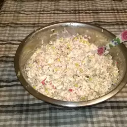 Crab Sticks and Corn Salad