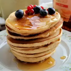 Tortitas americanas de crema agria