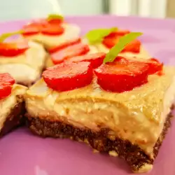 Postre de plátano, mango y fresa sin azúcar