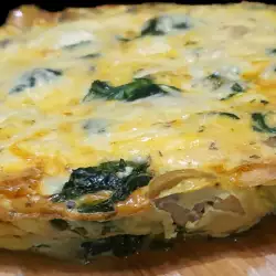 Fritata sa pečurkama i spanaćem